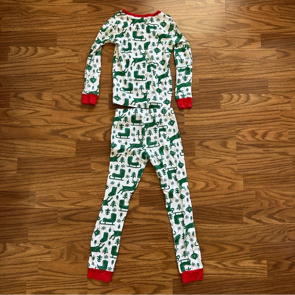 2pc Carter’s Size 8 8A Long Sleeve Cotton Christmas Holiday Pajamas Set EUC! - Picture 10 of 10